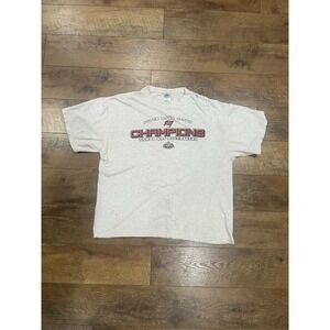 Vintage 2003 Tampa Bay‎ Buccaneers Super Bowl Champions Tee Shirt - Grey - XL